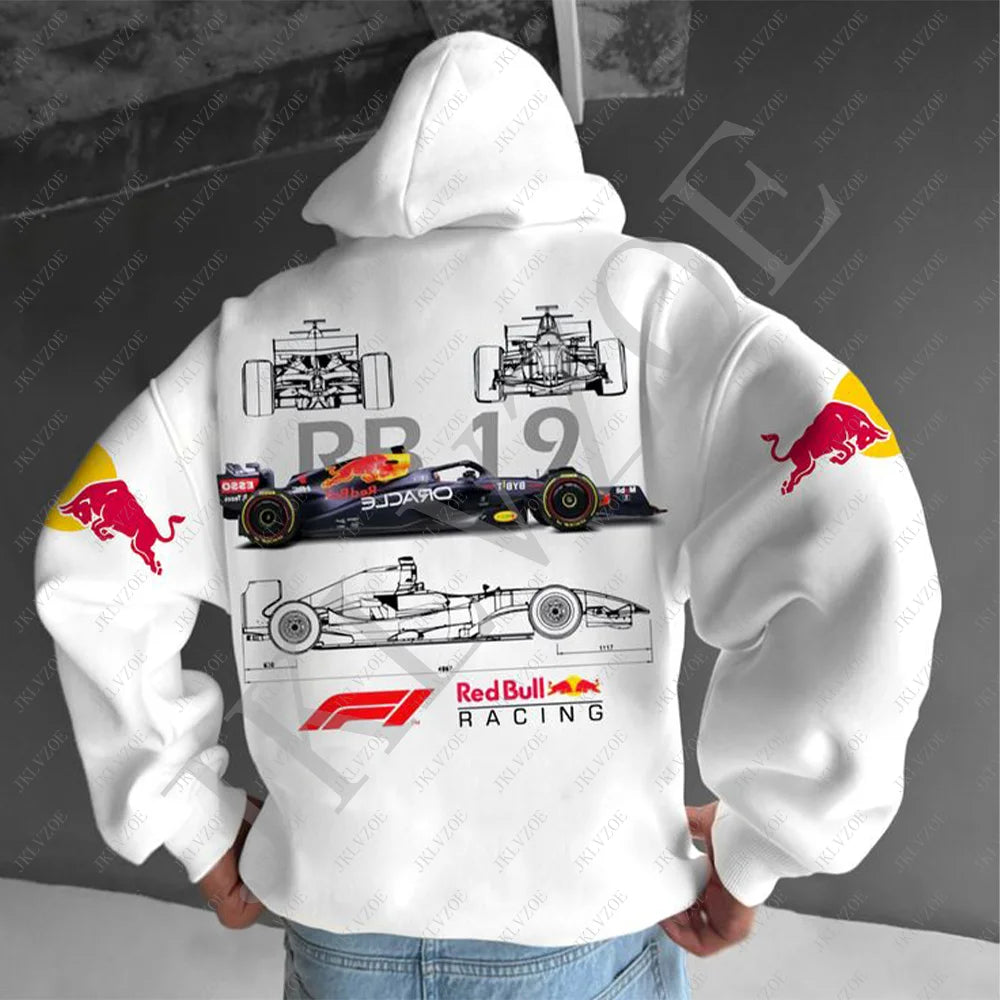 White Formula1 hoodie